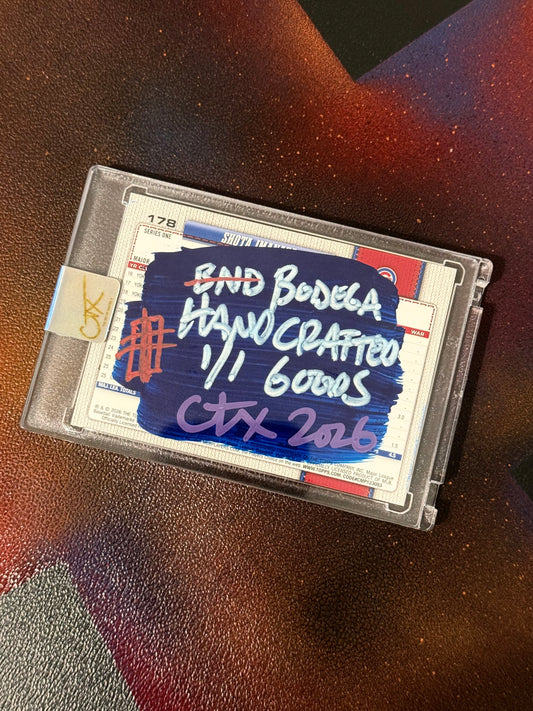 Shota Imanaga x Monkey D. Luffy 1/1 Hand Painted Trading Card