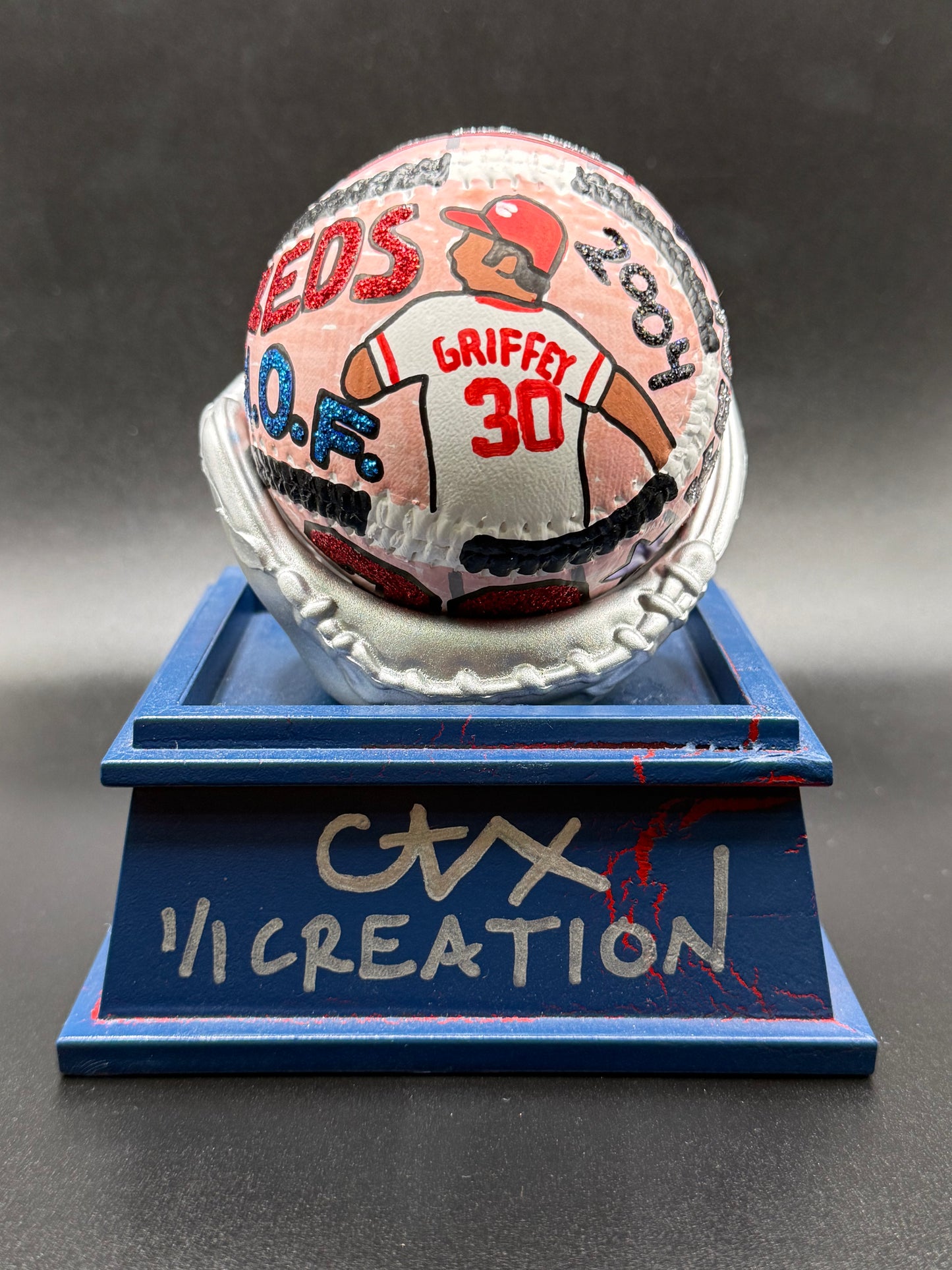 Ken Griffey Sr Collector's Edition CARTER X 1/1 Baseball