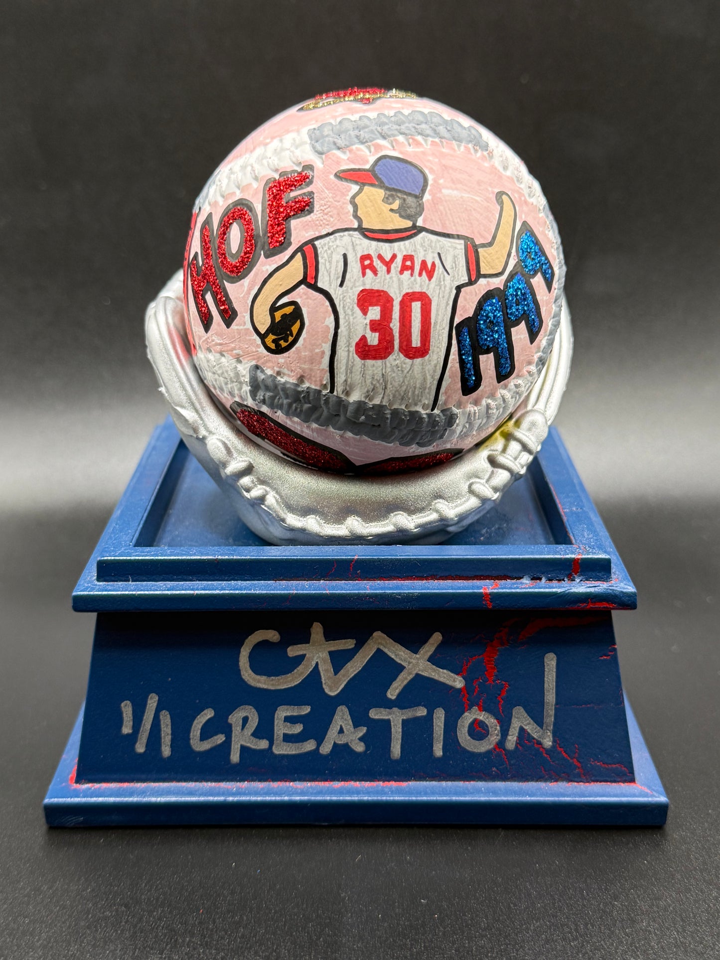 Nolan Ryan Collector's Edition CARTER X 1/1 Baseball