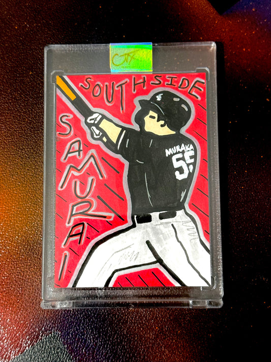 Munetaka Murakami x Southside Samurai 1/1 Hand Painted Trading Card