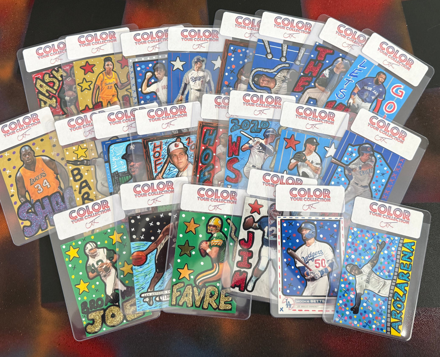 Random CARTER X 1/1 Hand Crafted Art Card  - Multi Sport