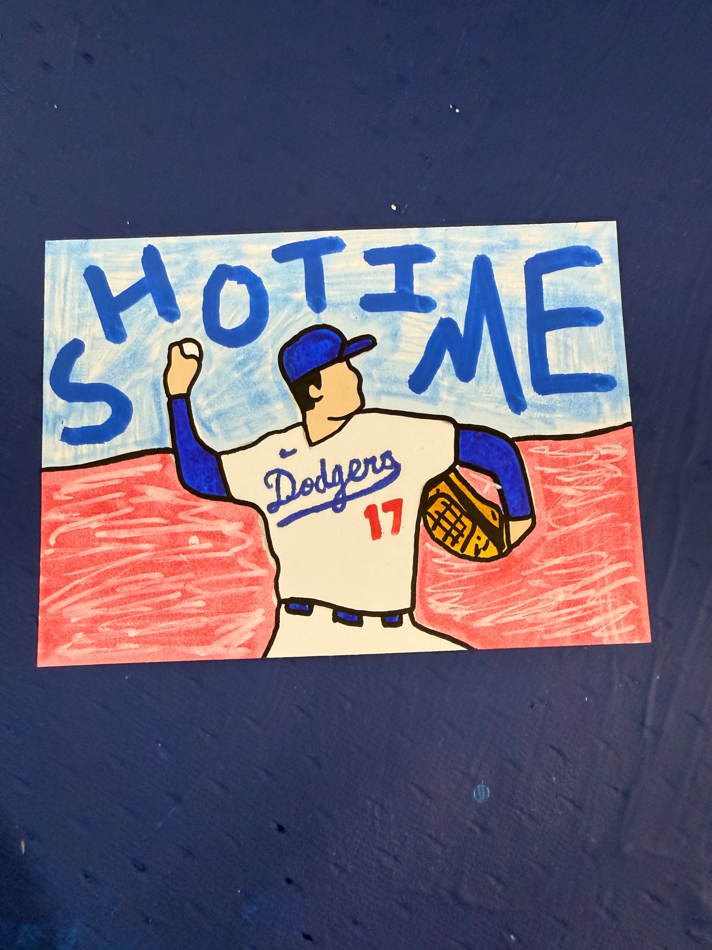 Shohei Ohtani Original 1/1 Hand Drawn Art Card