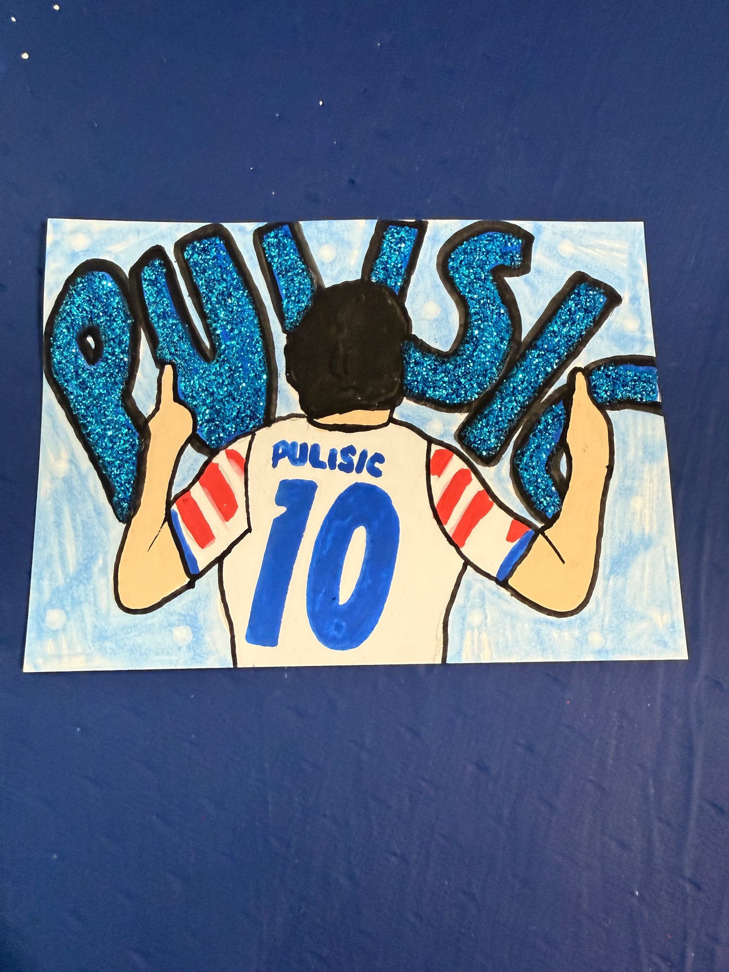 Christian Pulisic Original 1/1 Hand Drawn Art Card