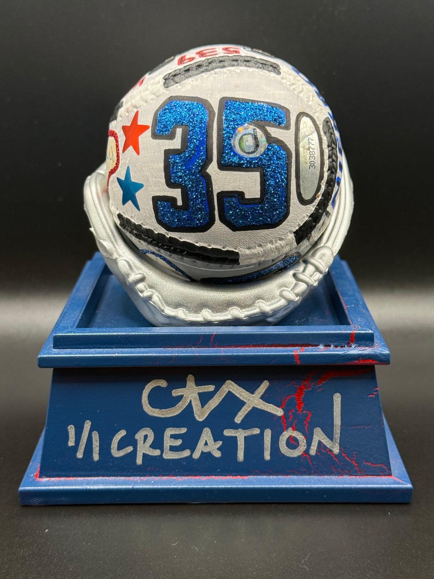 Phil Niekro/Joe Niekro Autographed CARTER X 1/1 Baseball - MLB Holo