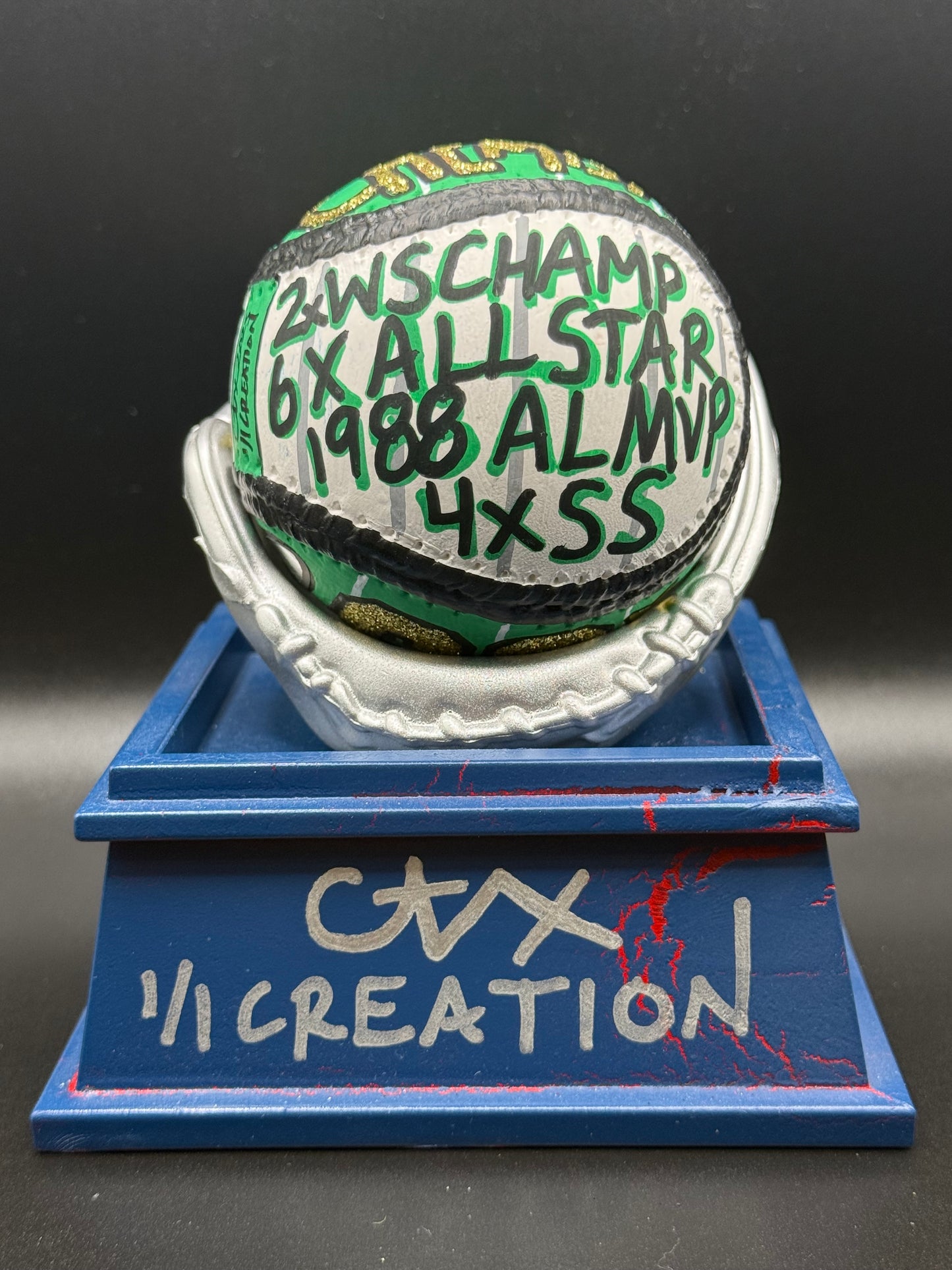 Jose Canseco Autographed CARTER X 1/1 Baseball - TriStar Holo