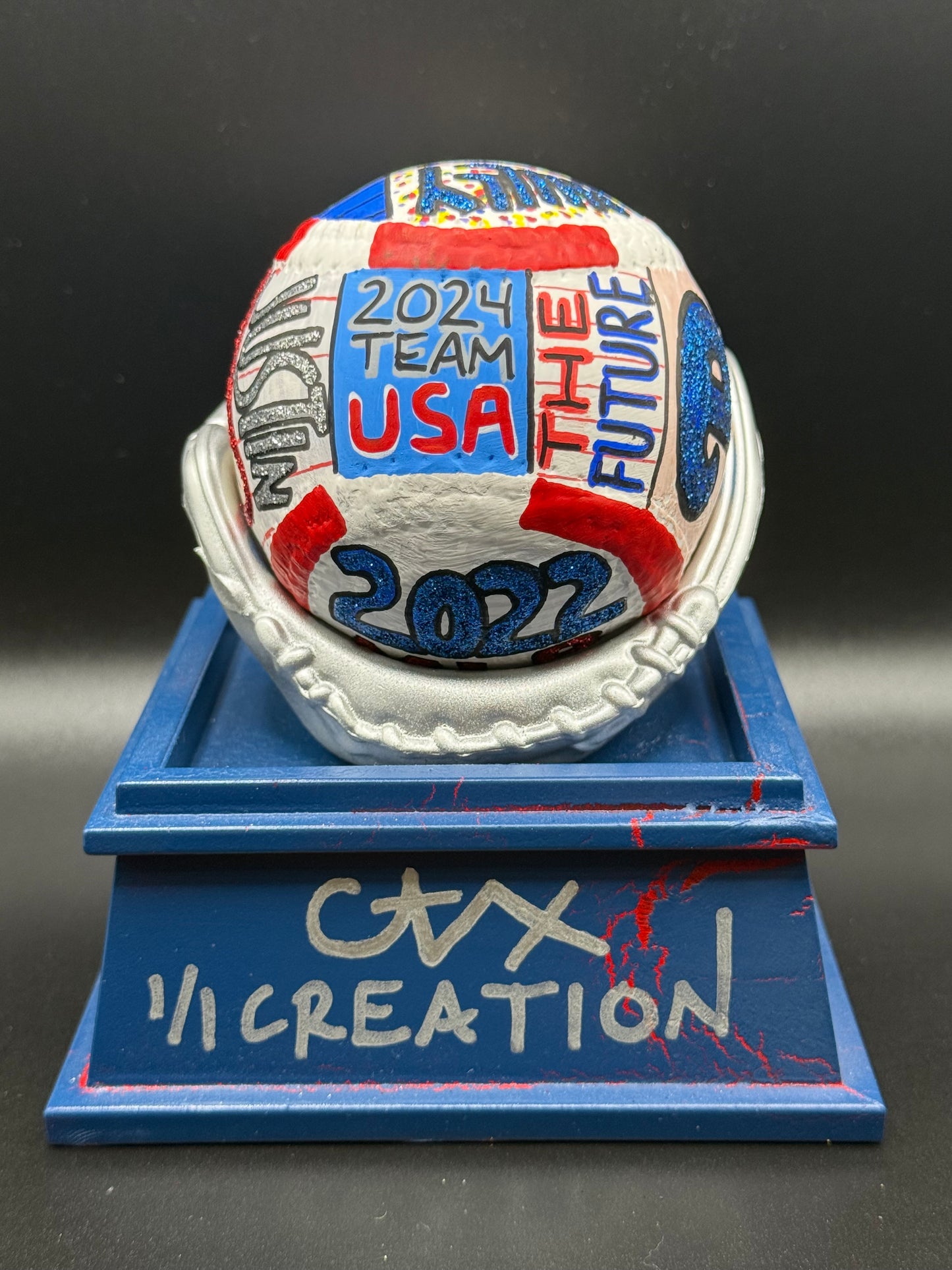 Justin Crawford Autographed CARTER X 1/1 Baseball - JSA Holo