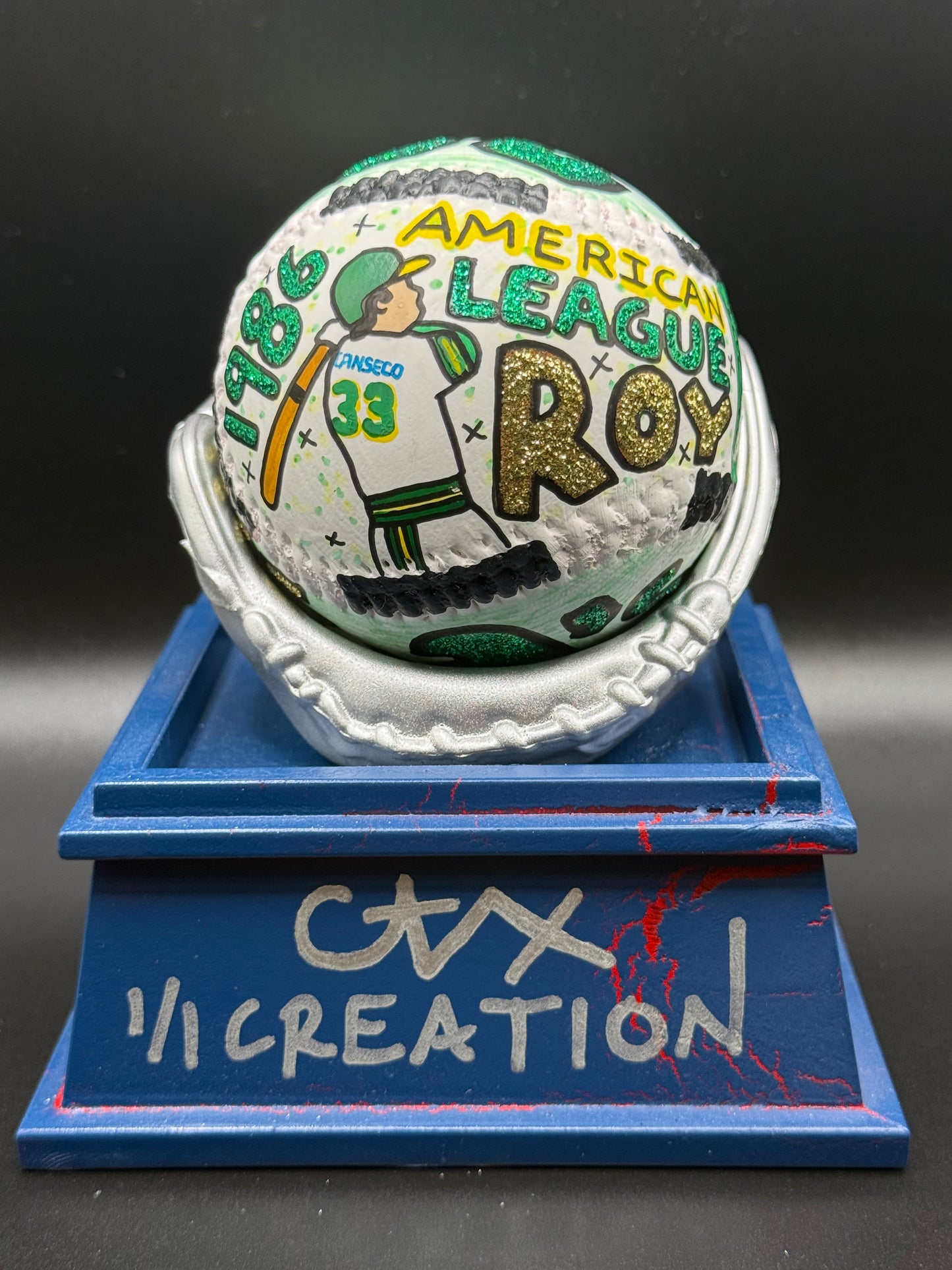 Jose Canseco Collector's Edition CARTER X 1/1 Baseball