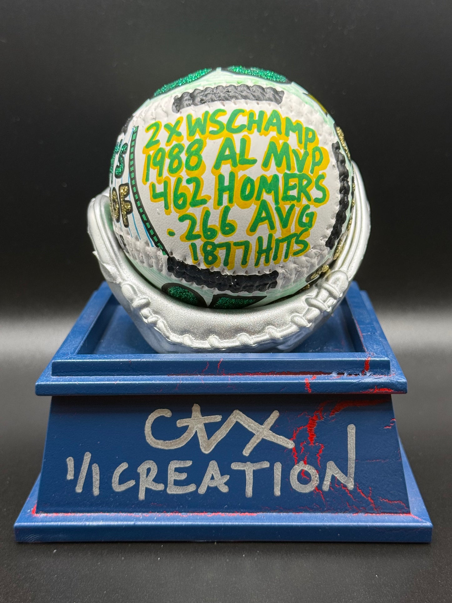 Jose Canseco Collector's Edition CARTER X 1/1 Baseball