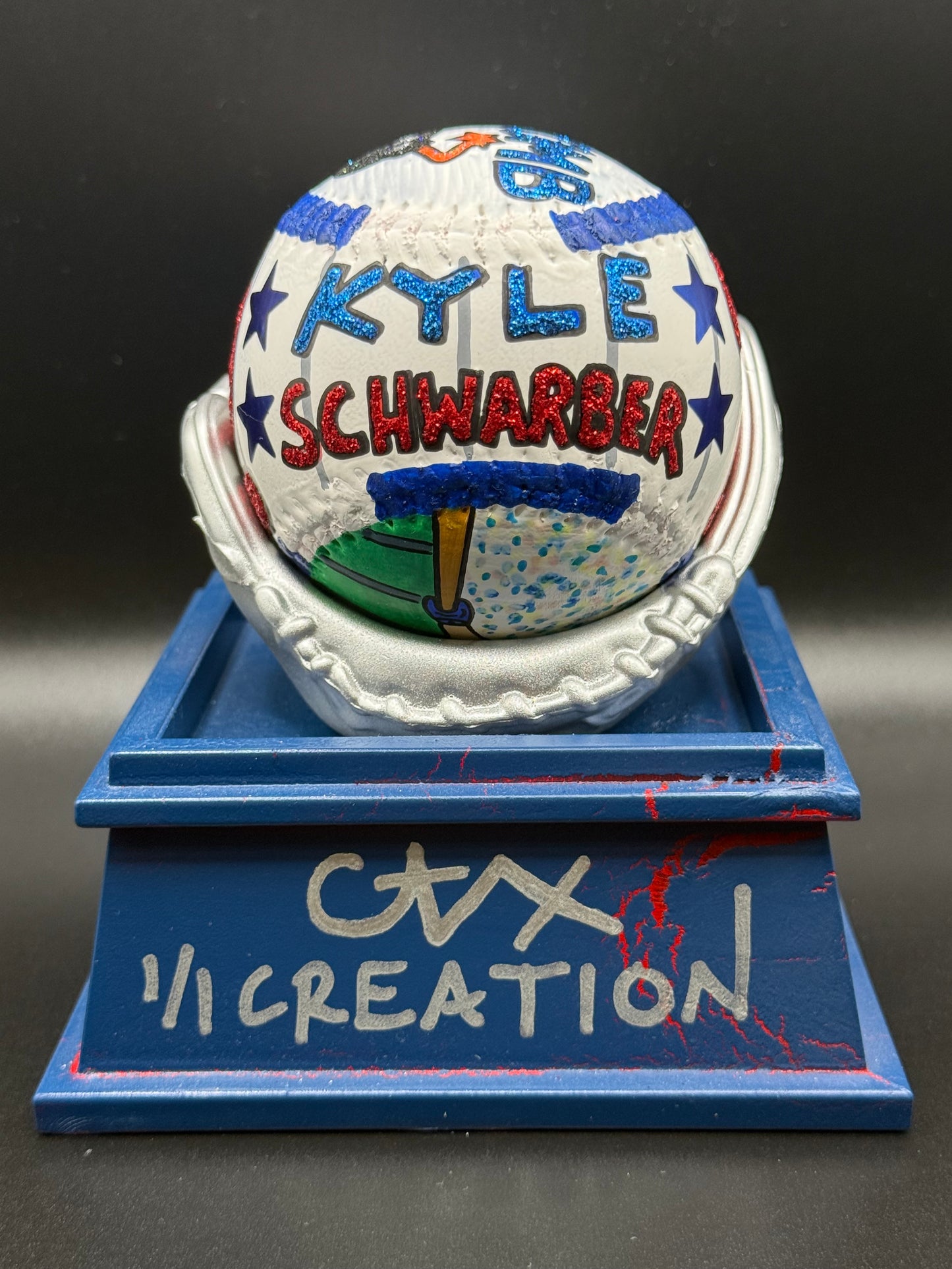 Kyle Schwarber Collector's Edition CARTER X 1/1 Baseball