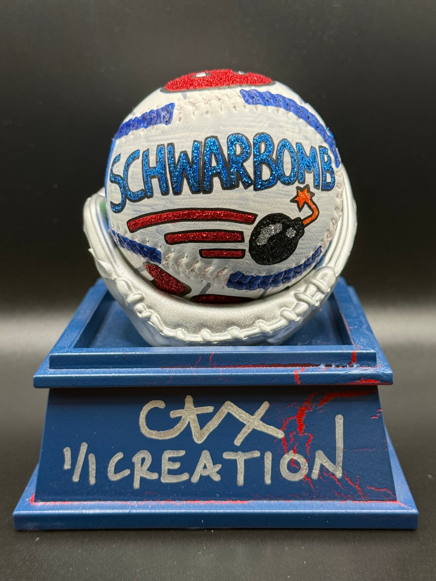 Kyle Schwarber Collector's Edition CARTER X 1/1 Baseball