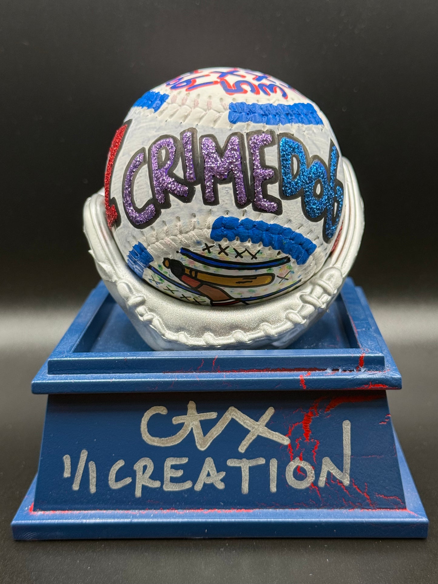 Fred McGriff Collector's Edition CARTER X 1/1 Baseball