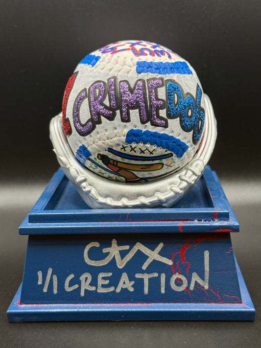 Fred McGriff Collector's Edition CARTER X 1/1 Baseball