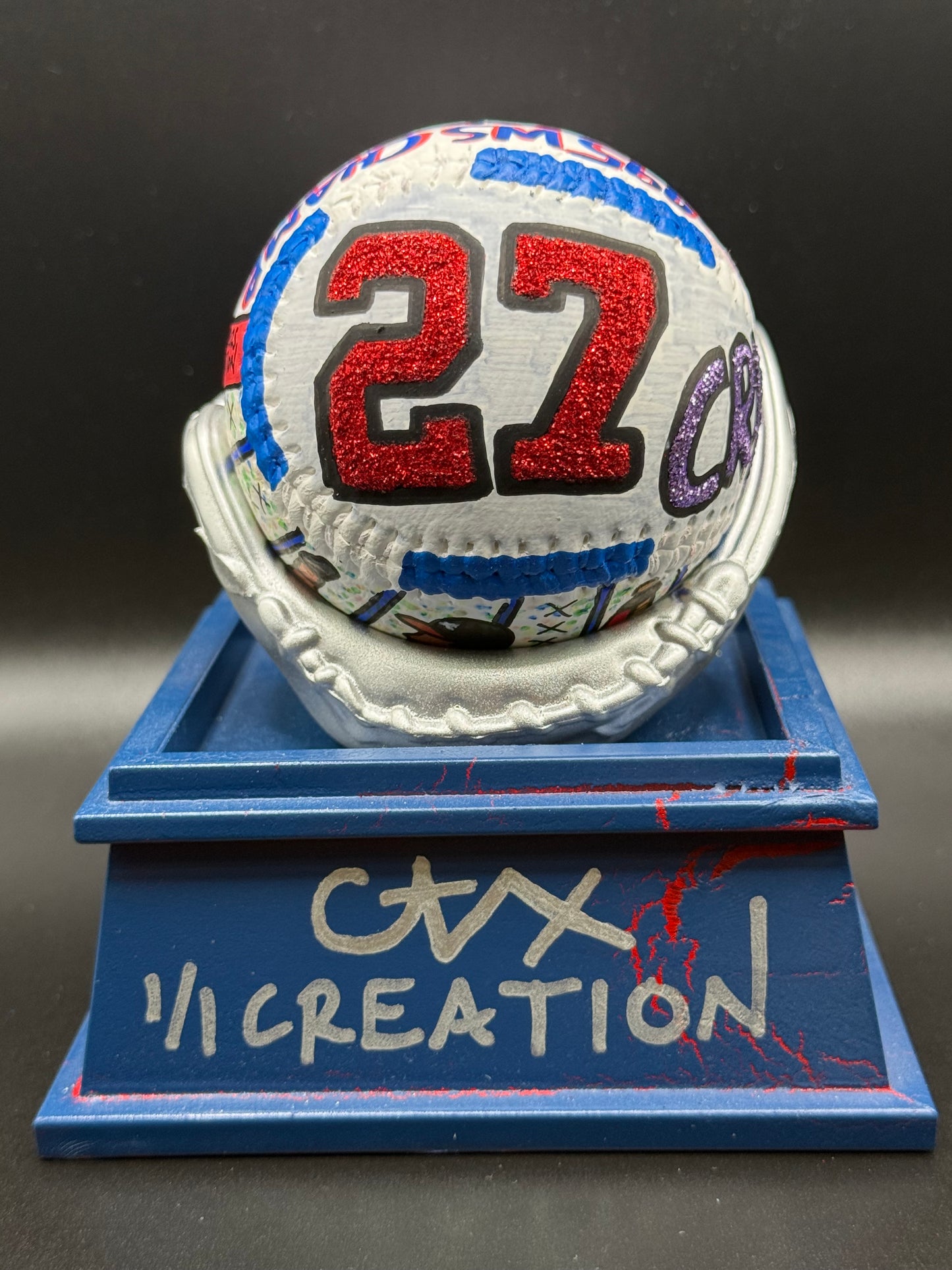 Fred McGriff Collector's Edition CARTER X 1/1 Baseball