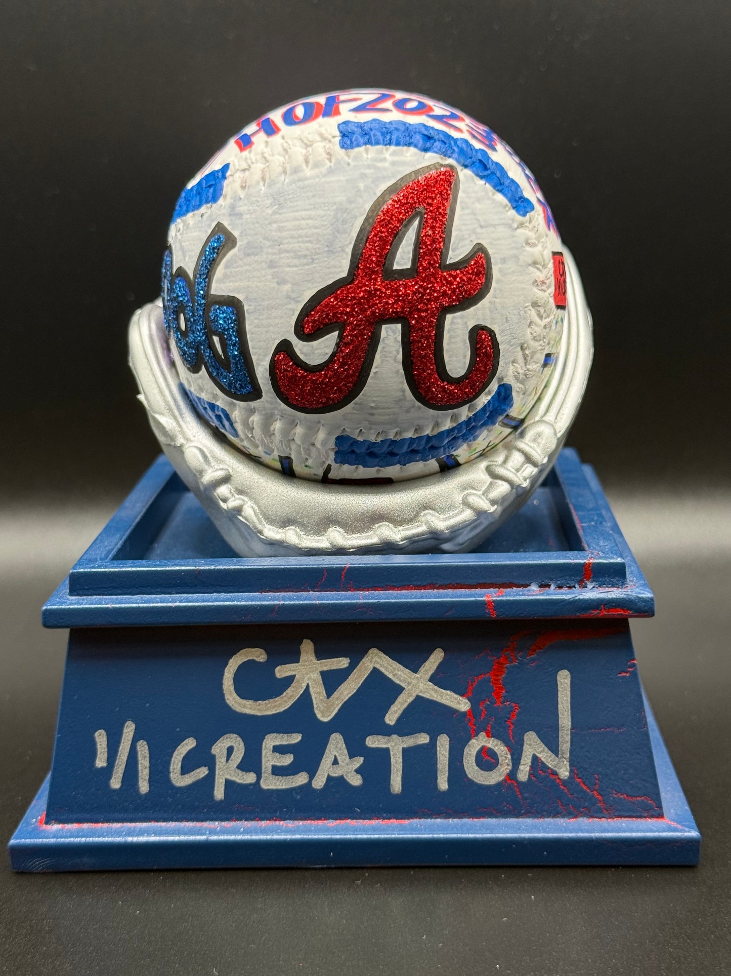 Fred McGriff Collector's Edition CARTER X 1/1 Baseball