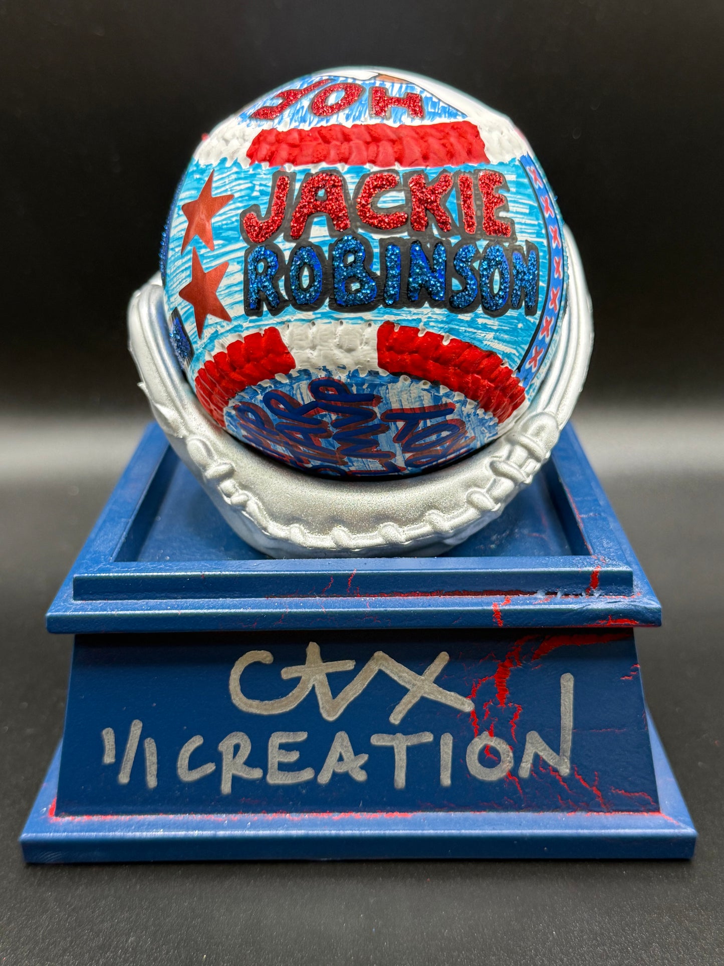 Jackie Robinson Collector's Edition CARTER X 1/1 Baseball