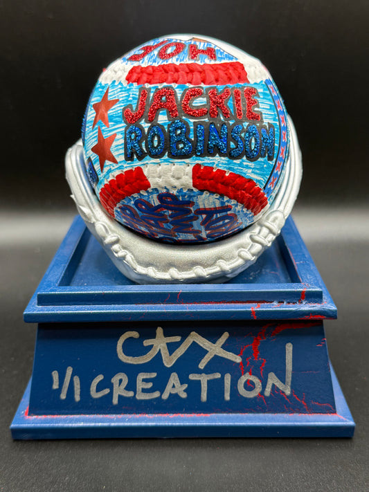 Jackie Robinson Collector's Edition CARTER X 1/1 Baseball