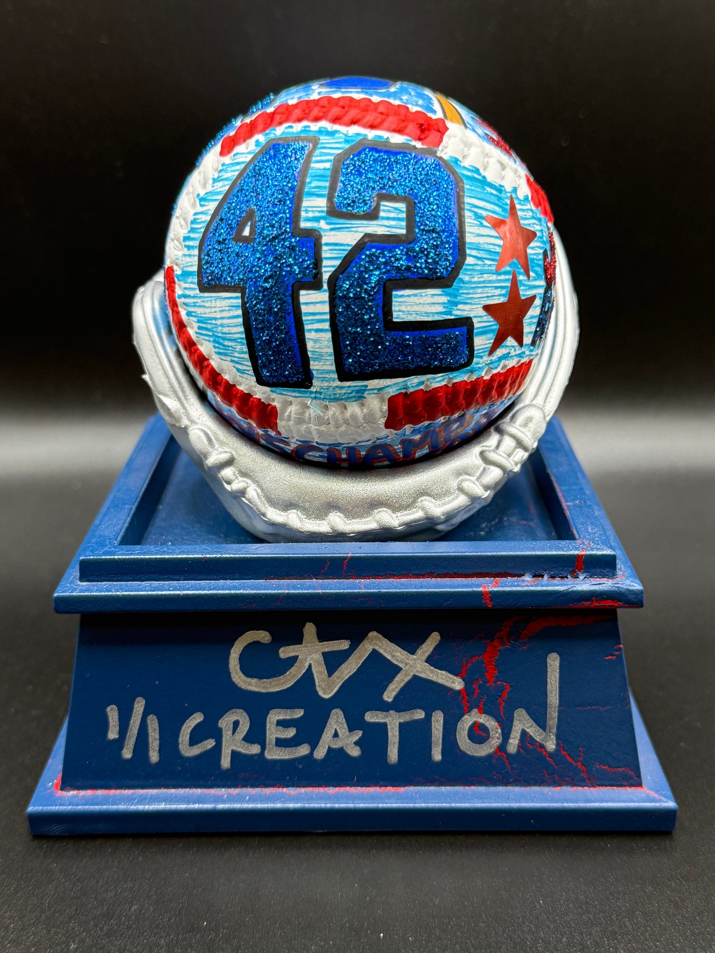 Jackie Robinson Collector's Edition CARTER X 1/1 Baseball