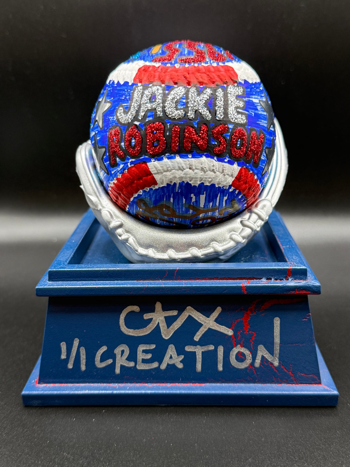 Jackie Robinson Collector's Edition CARTER X 1/1 Baseball