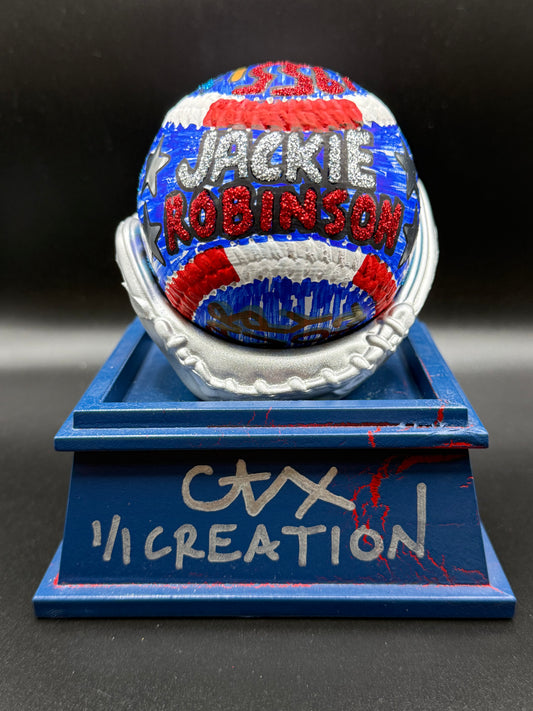 Jackie Robinson Collector's Edition CARTER X 1/1 Baseball