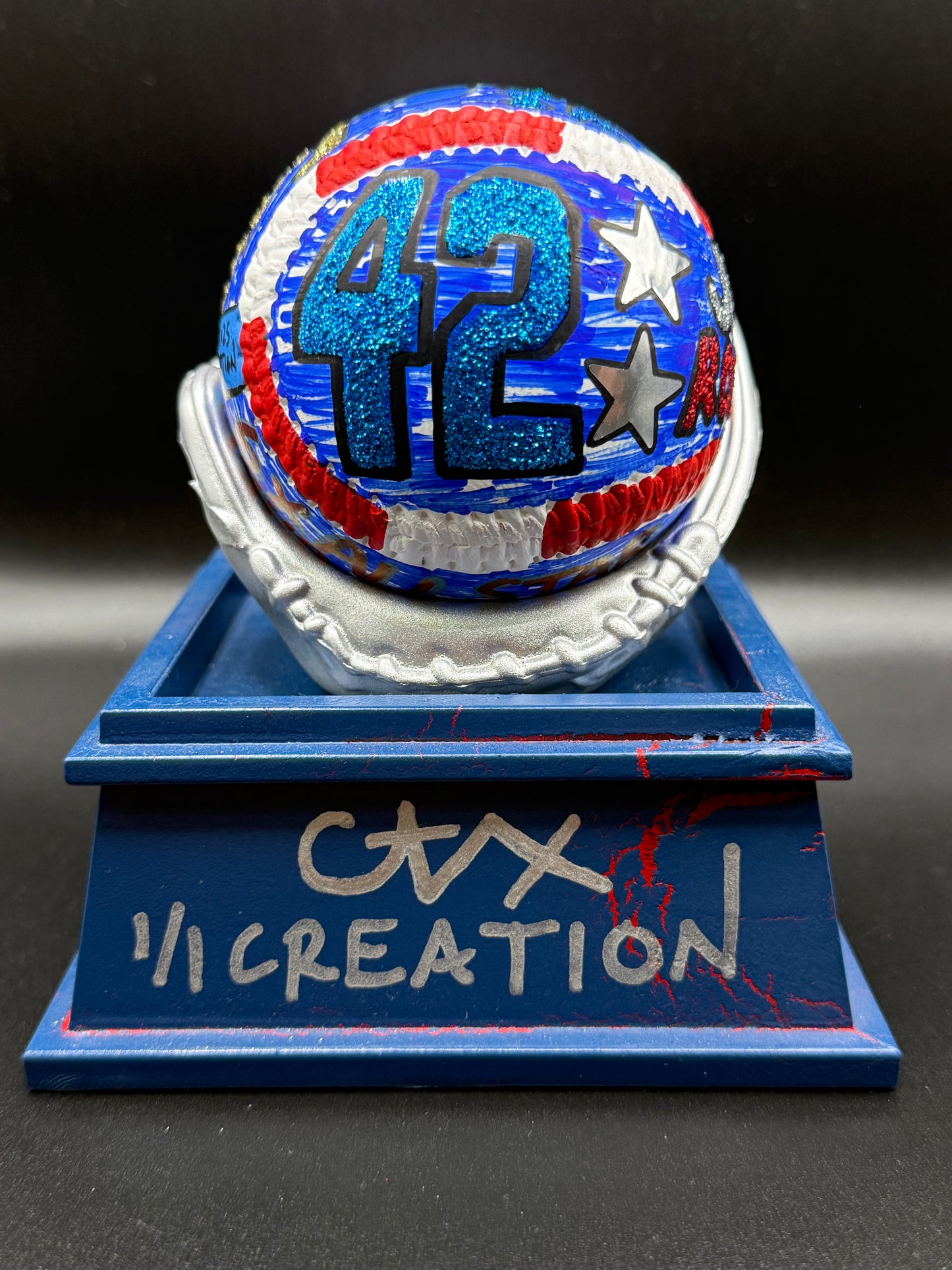 Jackie Robinson Collector's Edition CARTER X 1/1 Baseball