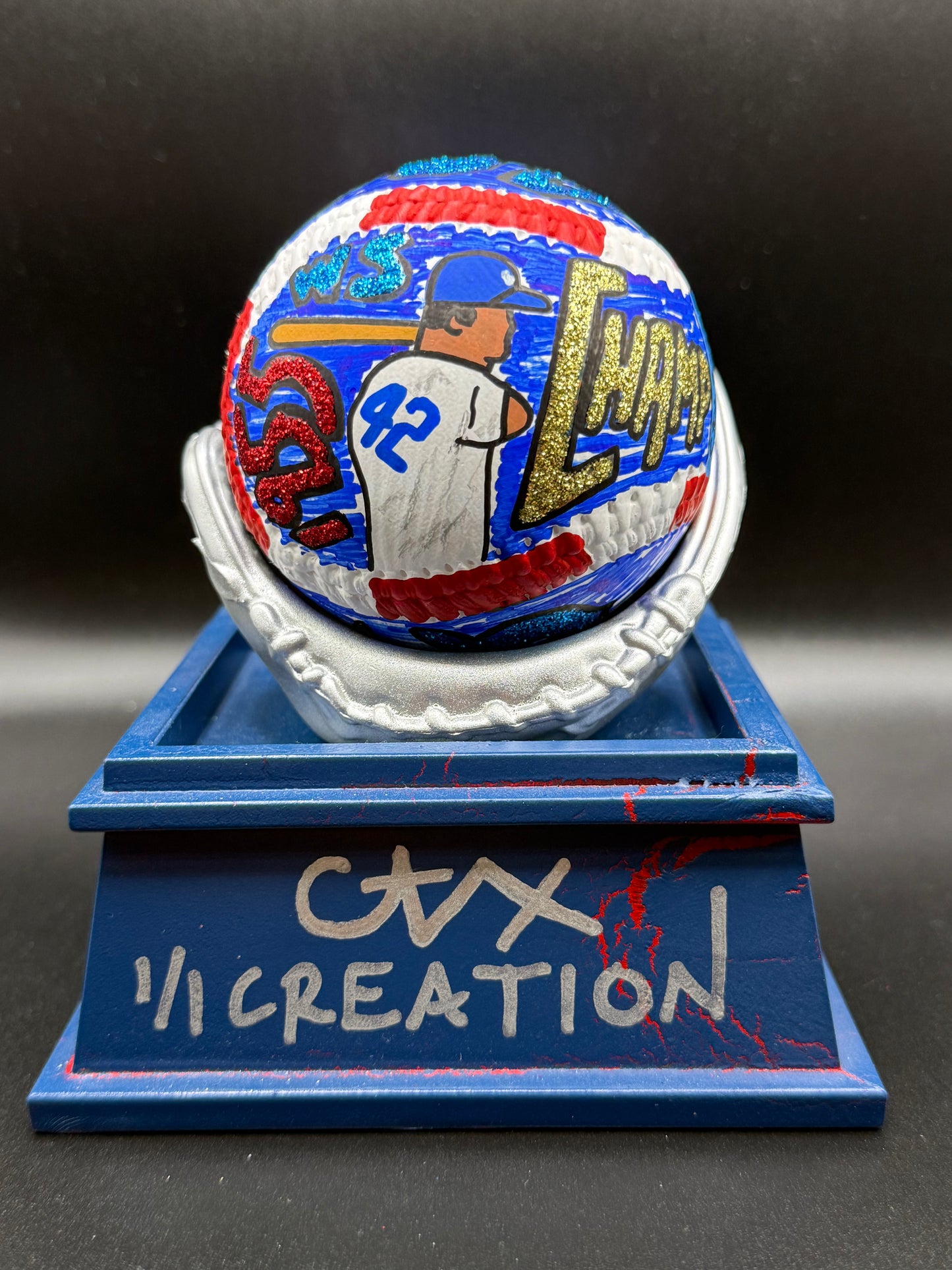 Jackie Robinson Collector's Edition CARTER X 1/1 Baseball