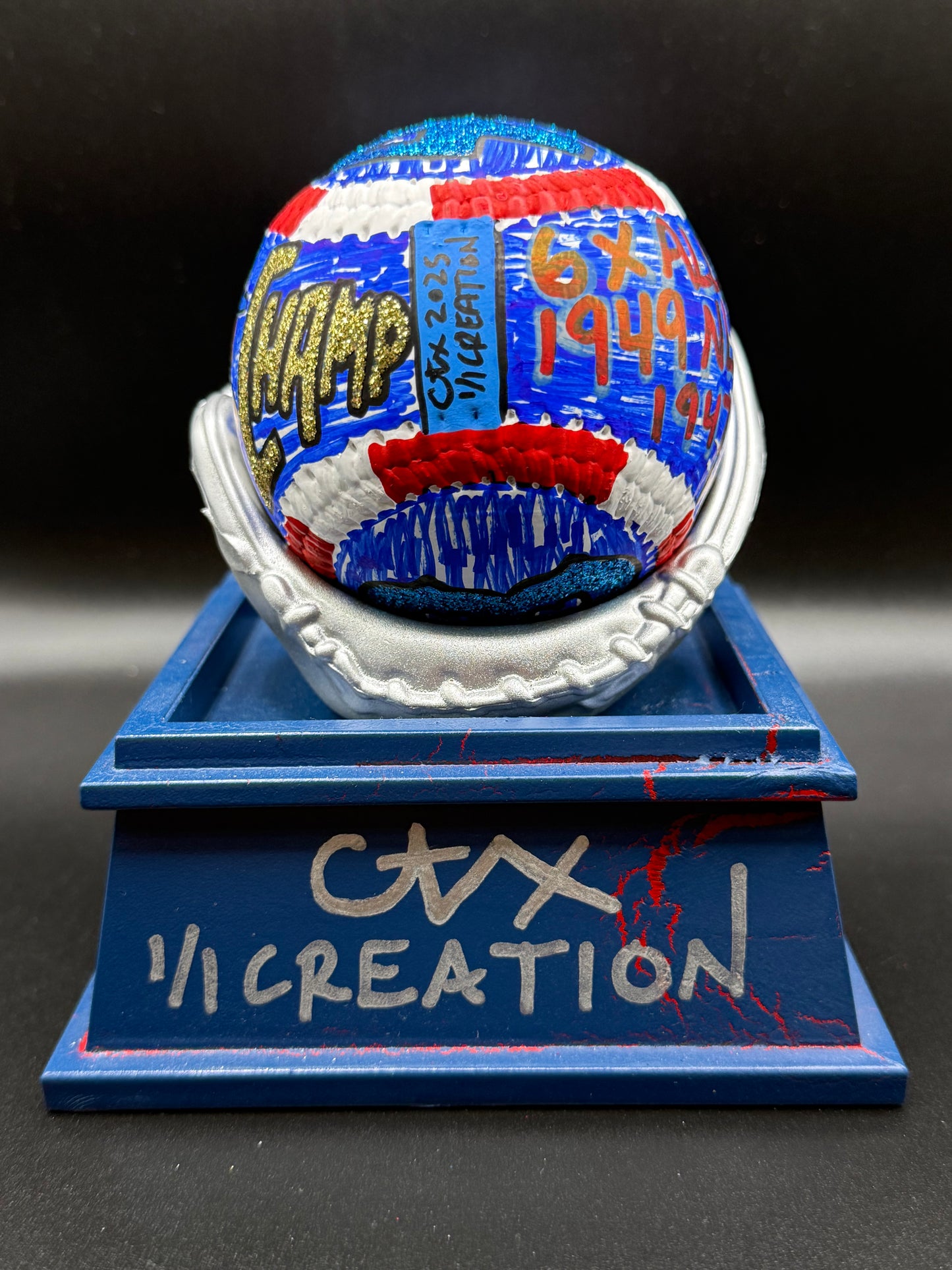 Jackie Robinson Collector's Edition CARTER X 1/1 Baseball