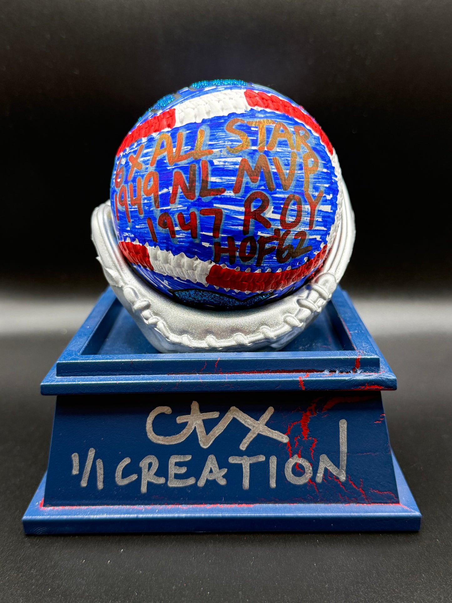 Jackie Robinson Collector's Edition CARTER X 1/1 Baseball