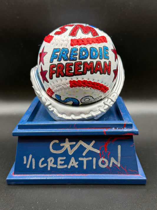 Freddie Freeman Collector's Edition CARTER X 1/1 Baseball