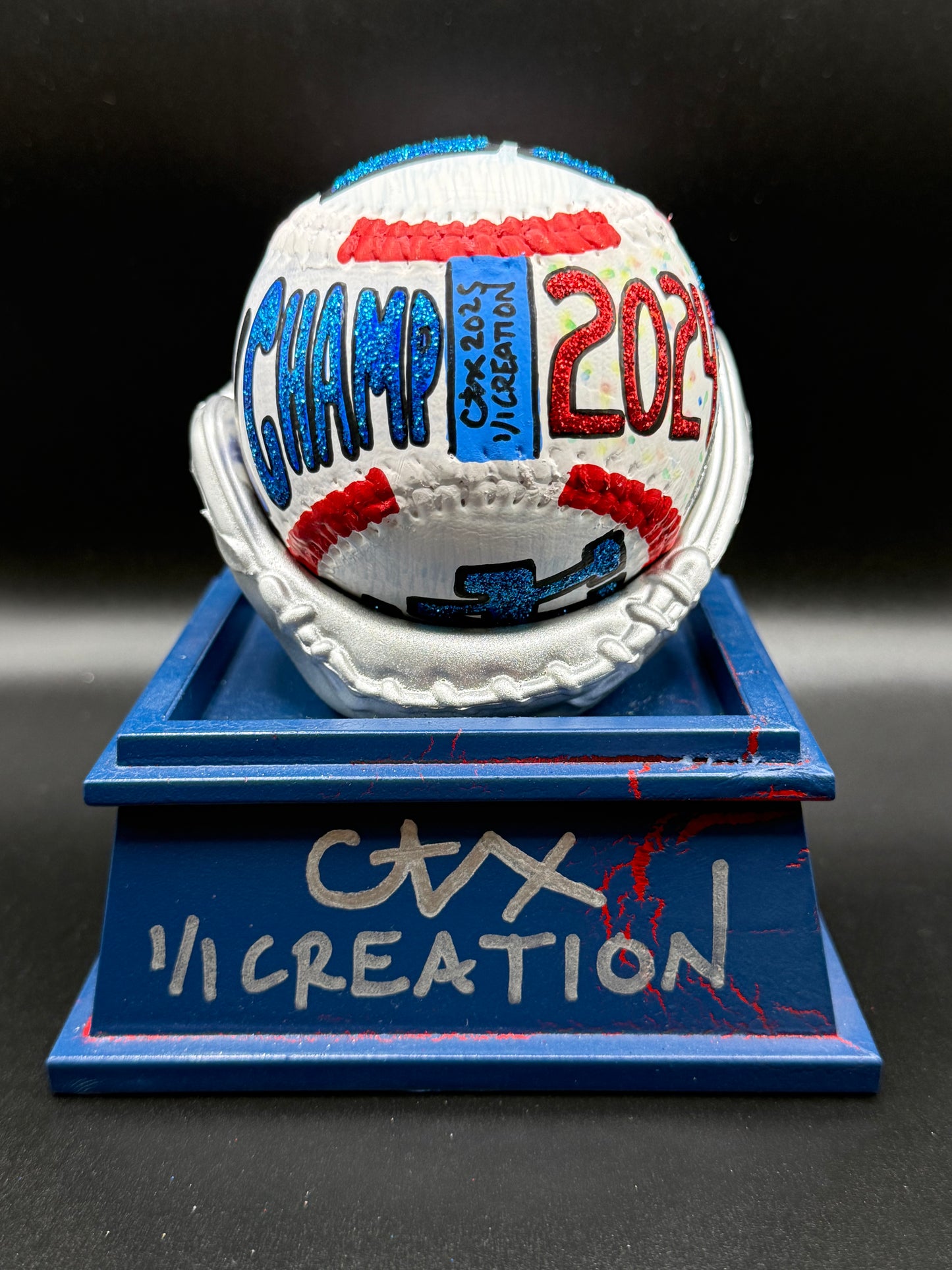 Freddie Freeman Collector's Edition CARTER X 1/1 Baseball