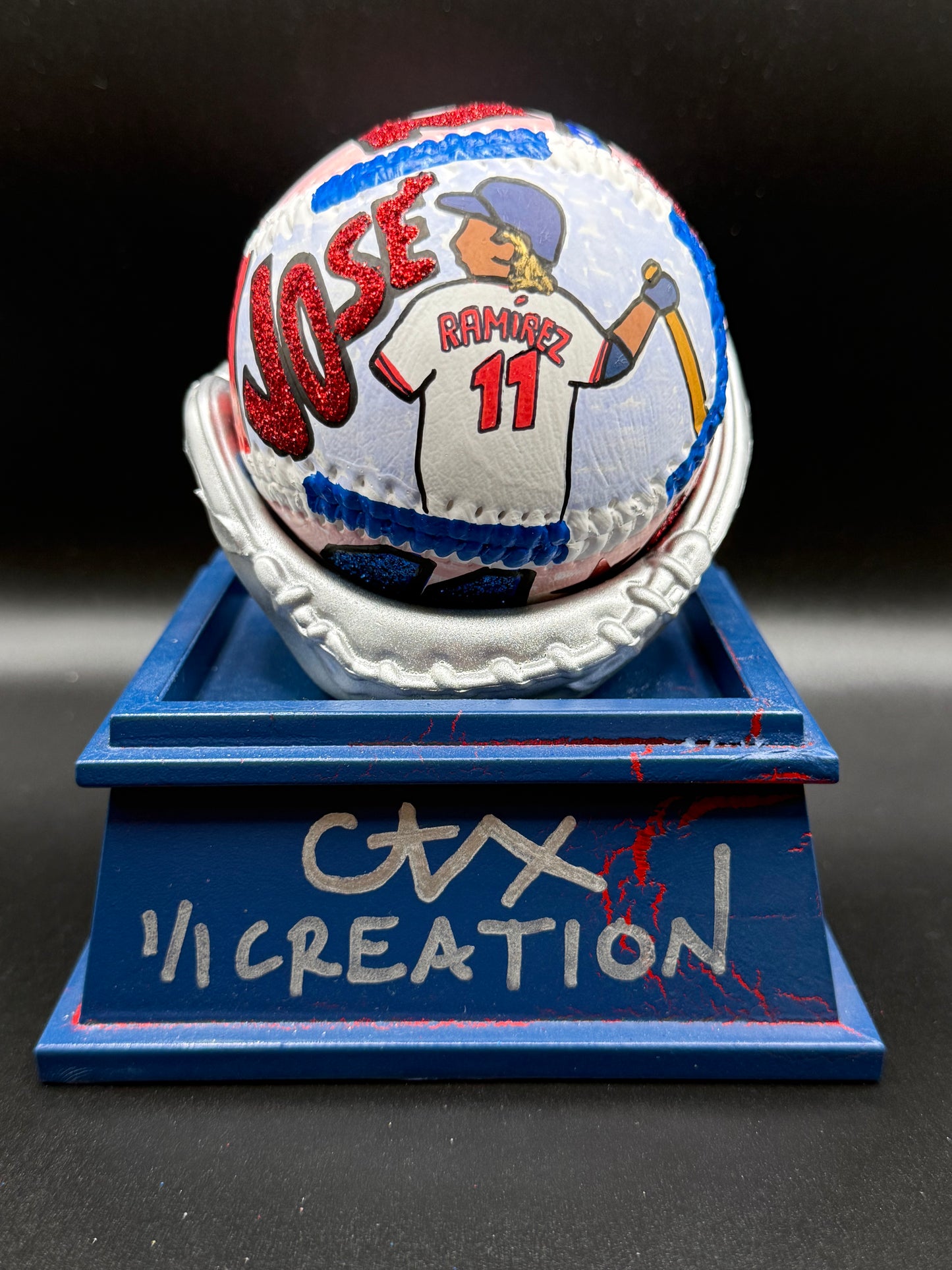 Jose Ramirez Collector's Edition CARTER X 1/1 Baseball