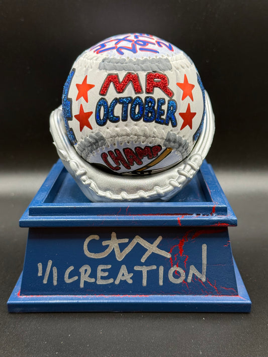 Reggie Jackson Collector's Edition CARTER X 1/1 Baseball