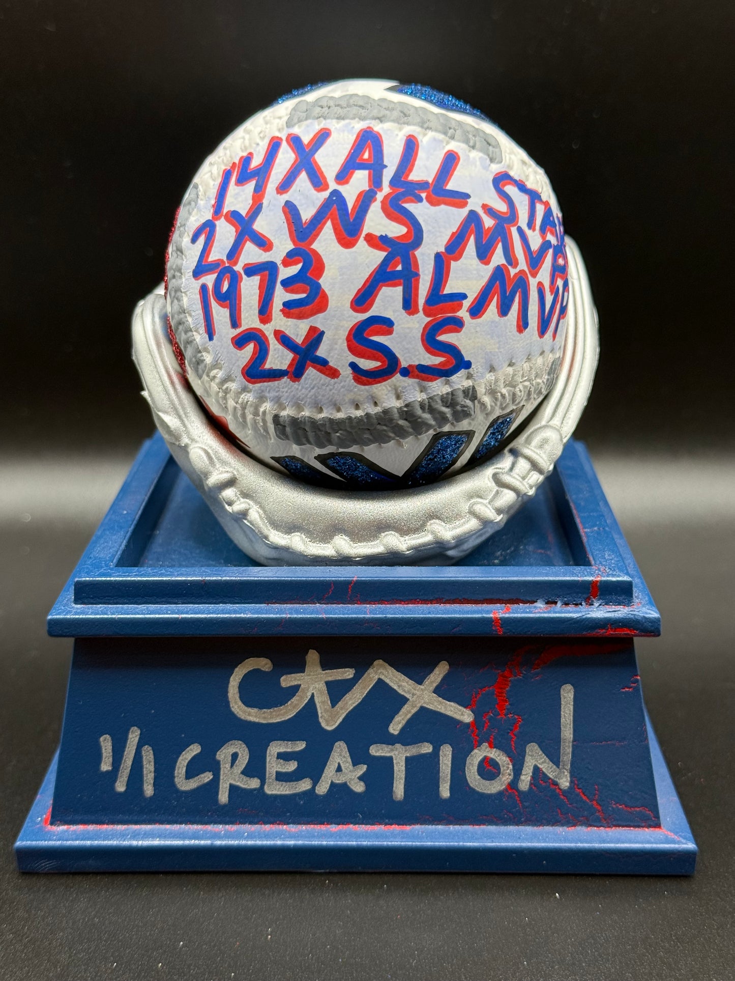 Reggie Jackson Collector's Edition CARTER X 1/1 Baseball