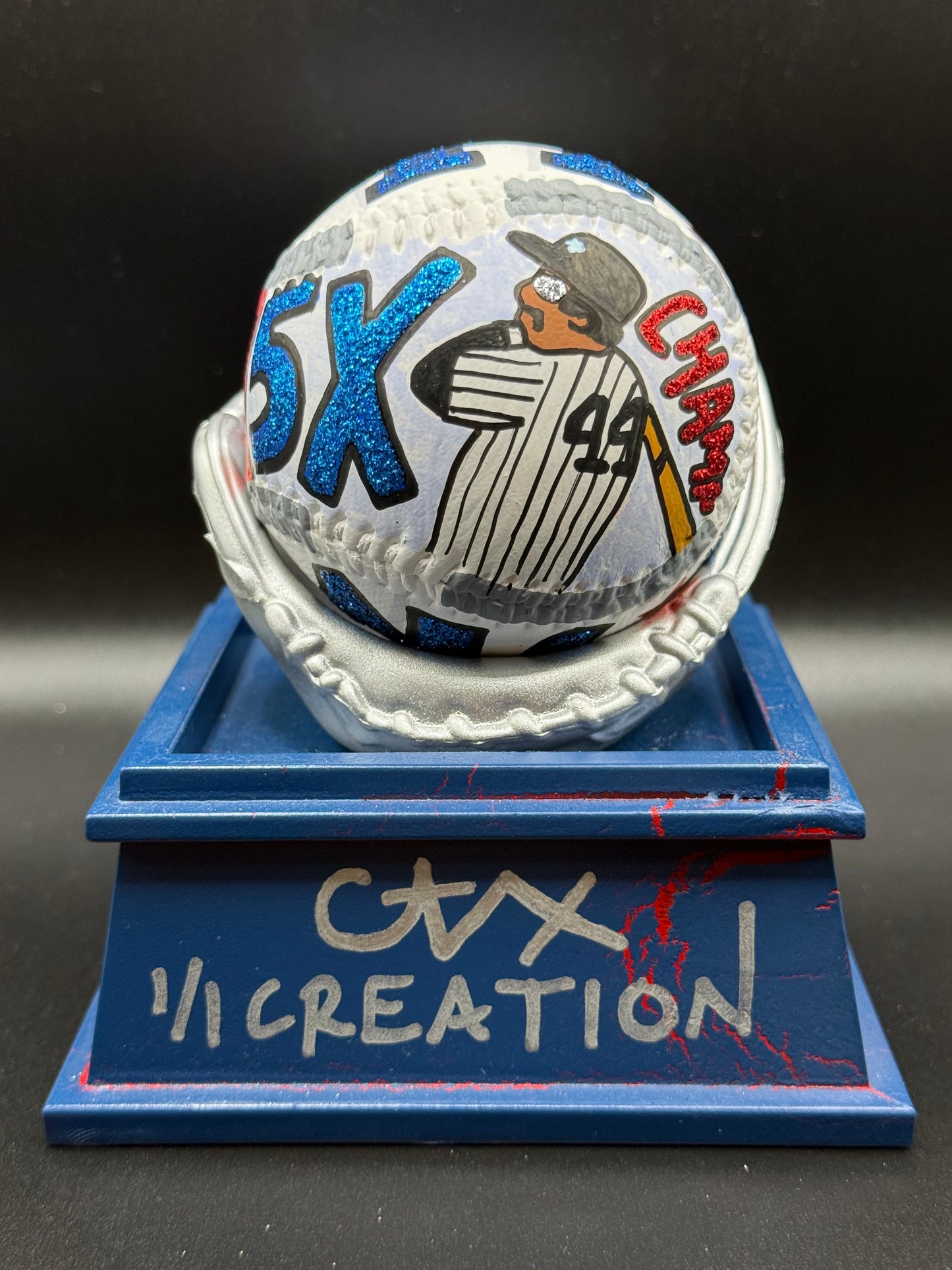 Reggie Jackson Collector's Edition CARTER X 1/1 Baseball