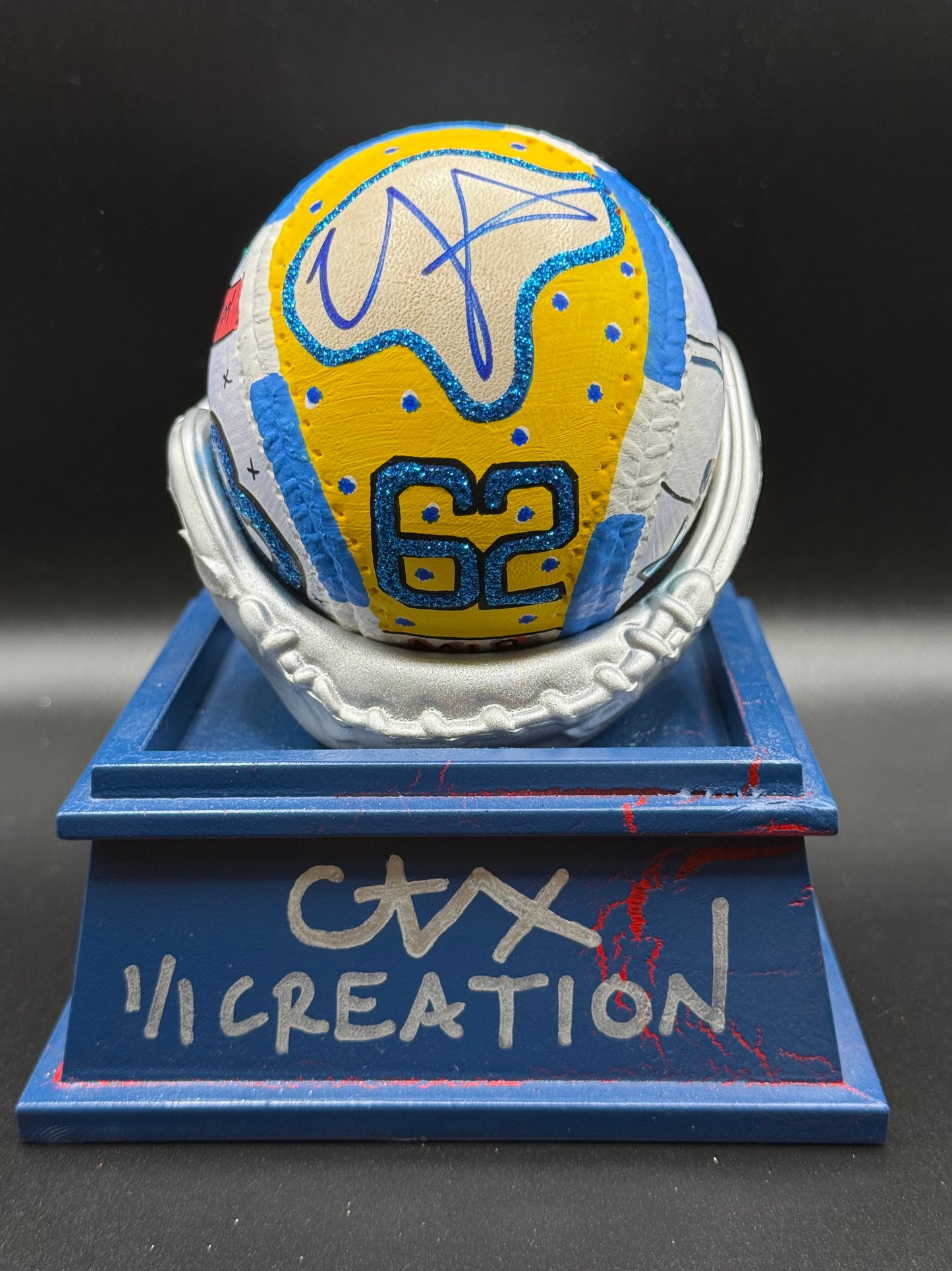 Jonathan Aranda Autographed CARTER X 1/1 Baseball - JSA Holo