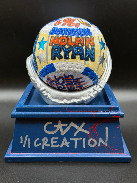 Nolan Ryan Collector's Edition CARTER X 1/1 Baseball