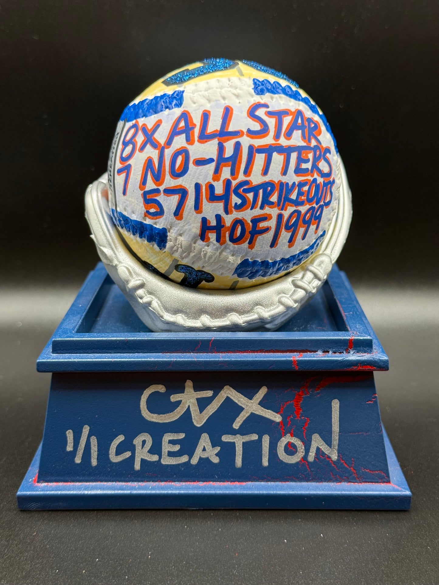 Nolan Ryan Collector's Edition CARTER X 1/1 Baseball