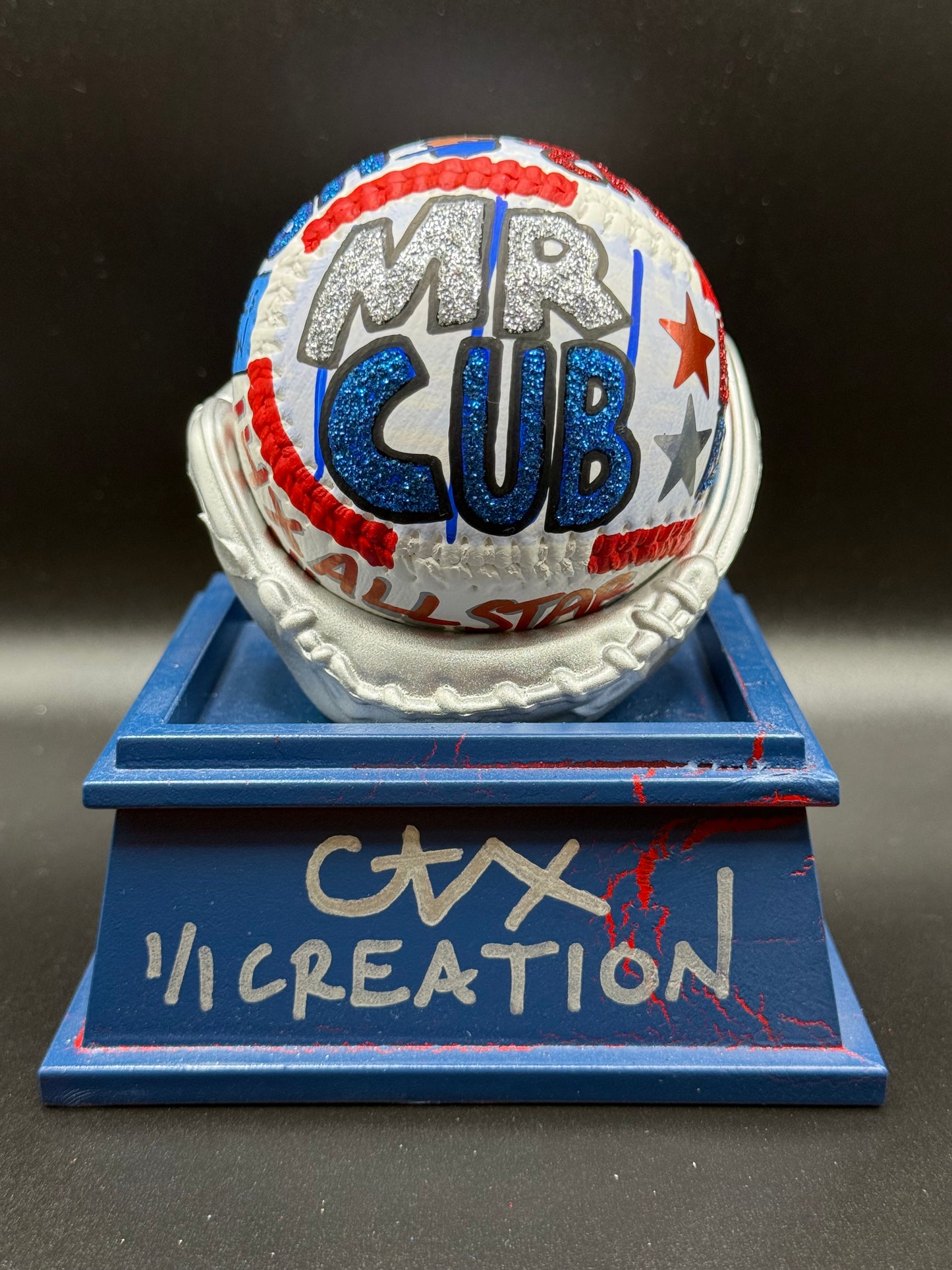 Ernie Banks Collector's Edition CARTER X 1/1 Baseball