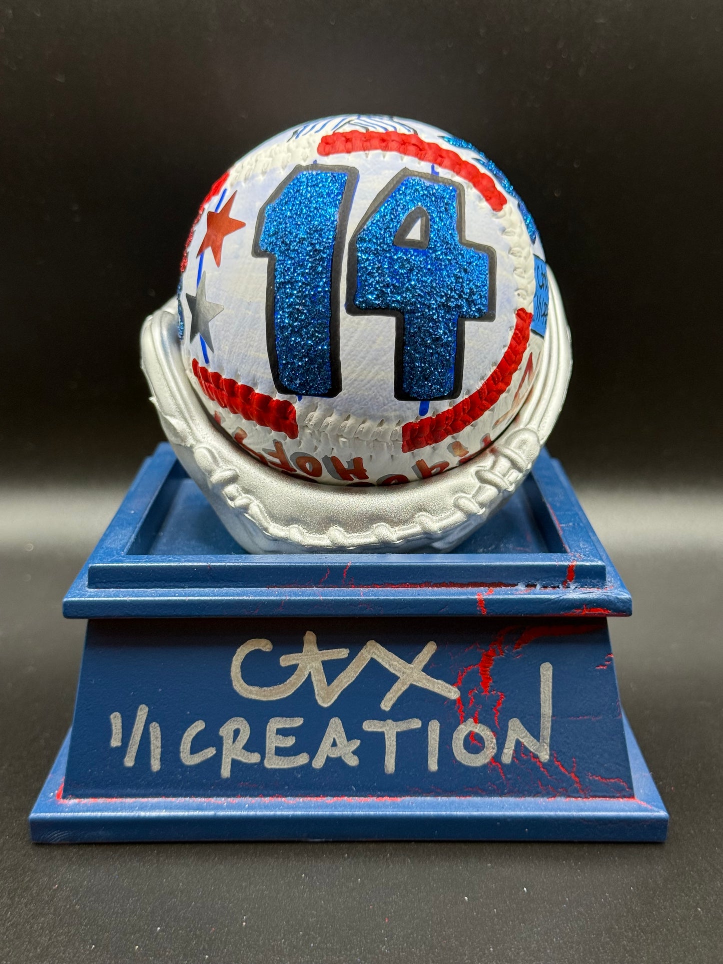 Ernie Banks Collector's Edition CARTER X 1/1 Baseball