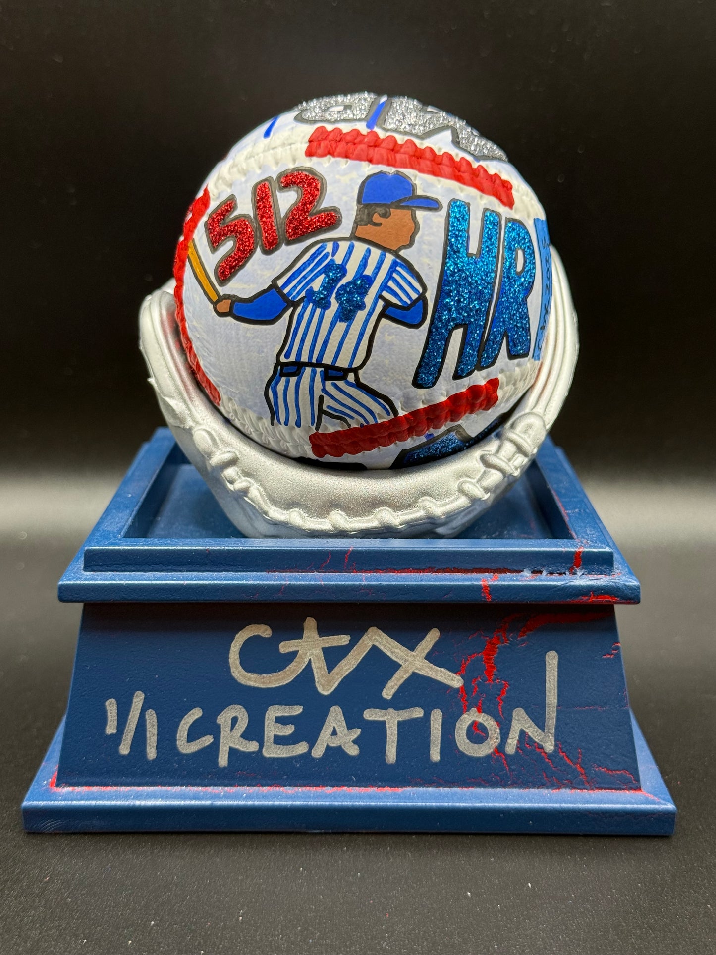 Ernie Banks Collector's Edition CARTER X 1/1 Baseball