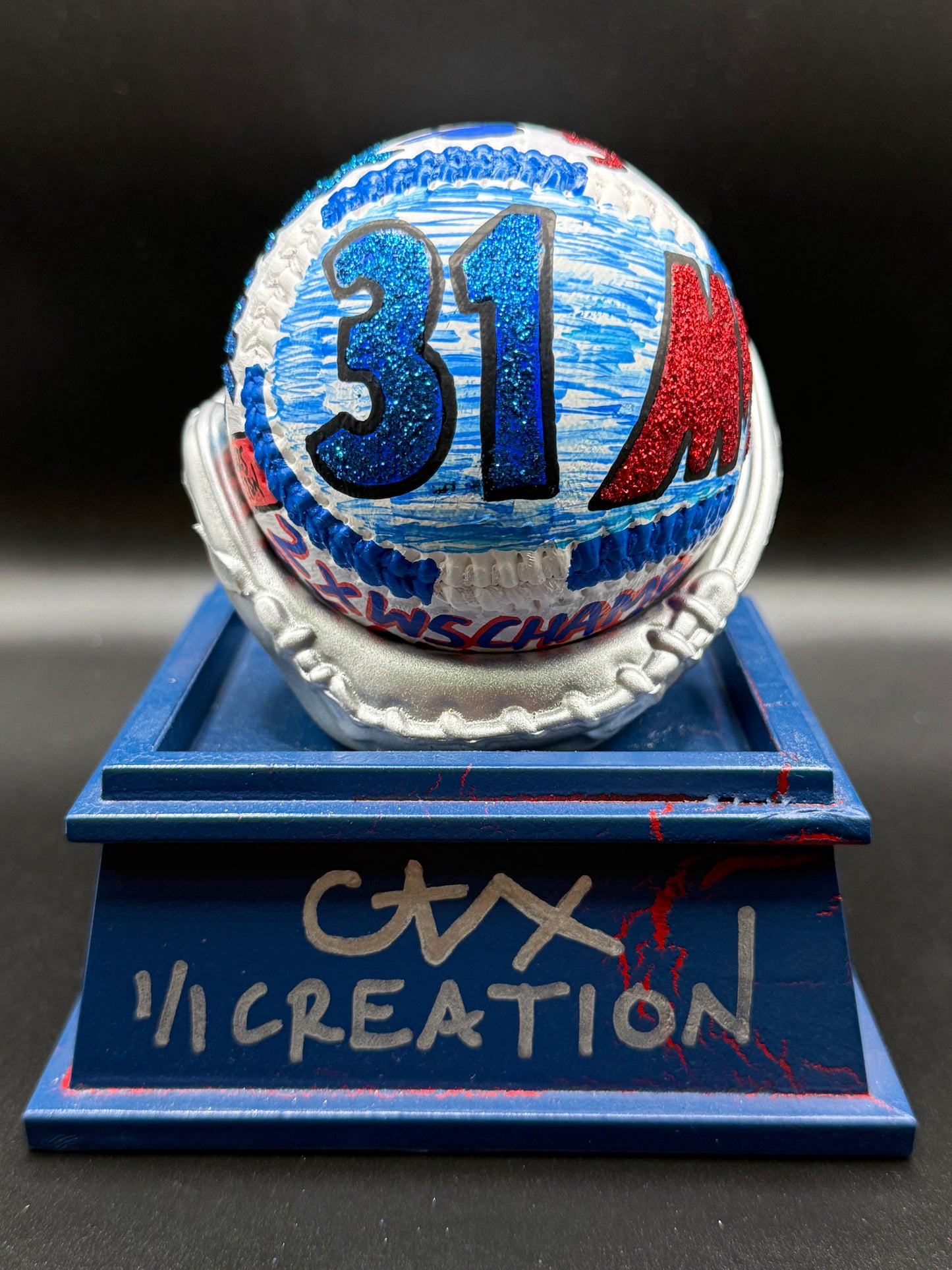 Max Scherzer Collector's Edition CARTER X 1/1 Baseball