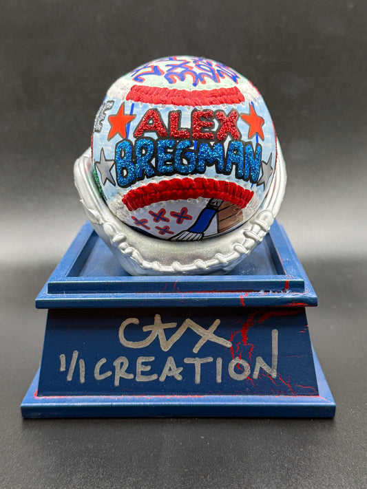 Alex Bregman Collector's Edition CARTER X 1/1 Baseball