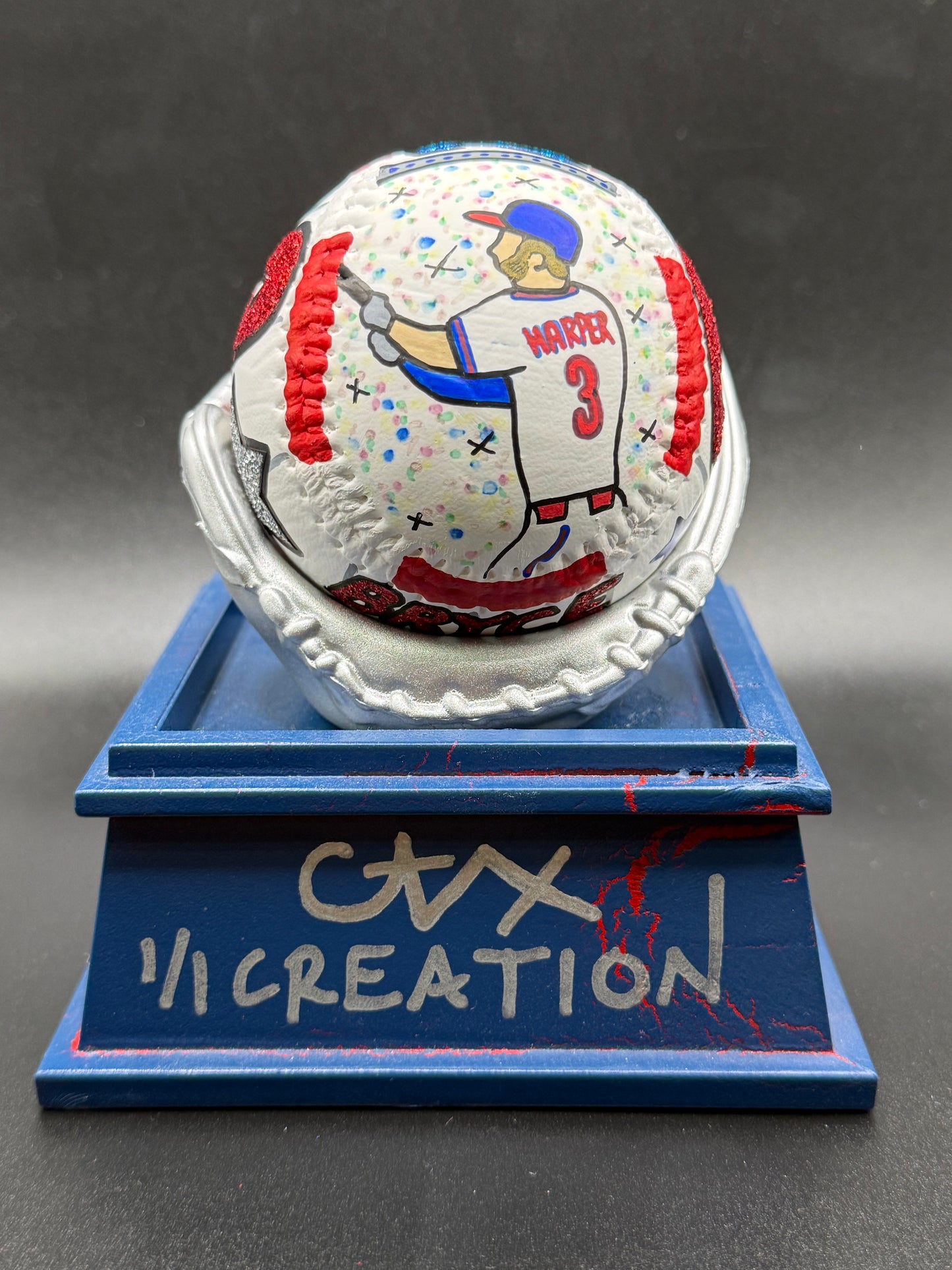 Bryce Harper Collector's Edition CARTER X 1/1 Baseball