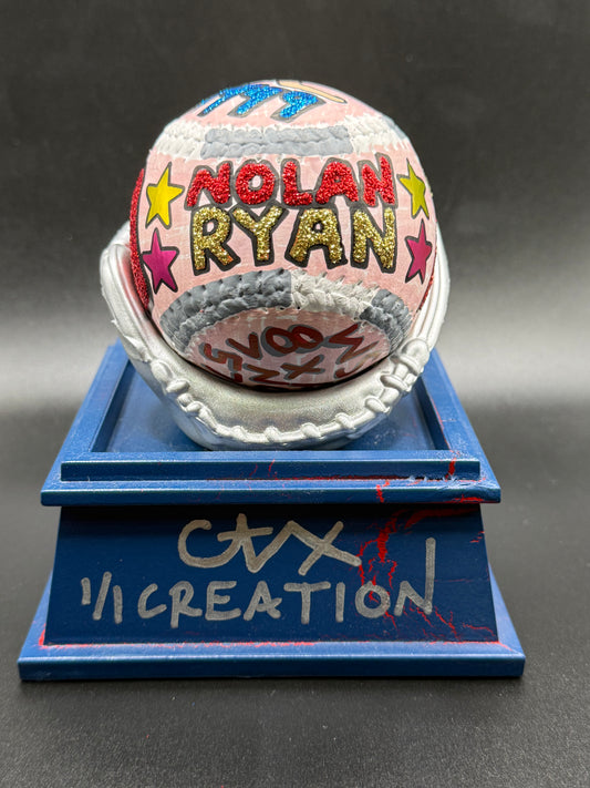 Nolan Ryan Collector's Edition CARTER X 1/1 Baseball