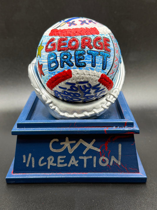 George Brett Collector's Edition CARTER X 1/1 Baseball