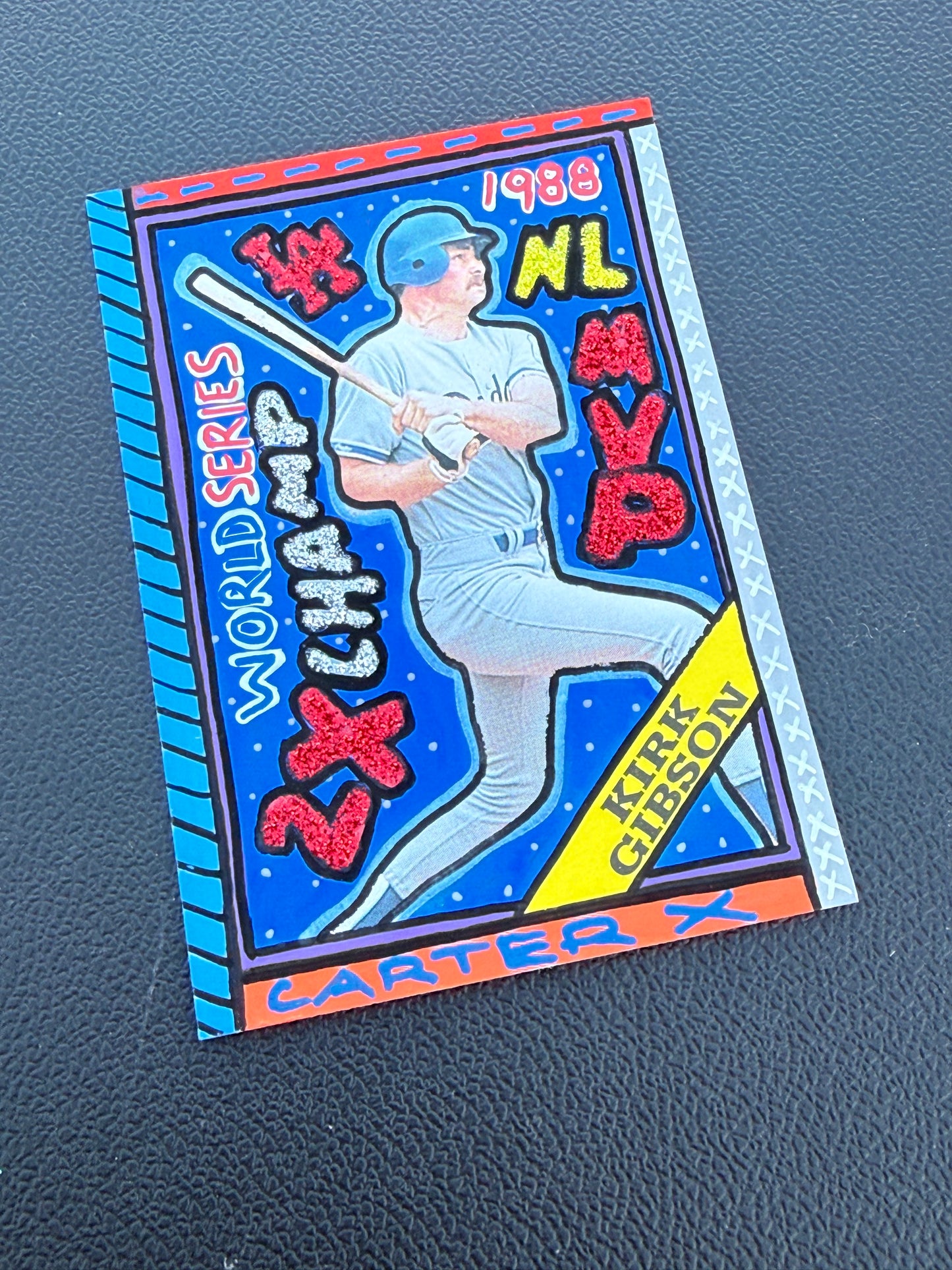 Kirk Gibson 2.0 Collection 1/1 Art Card Dodgers
