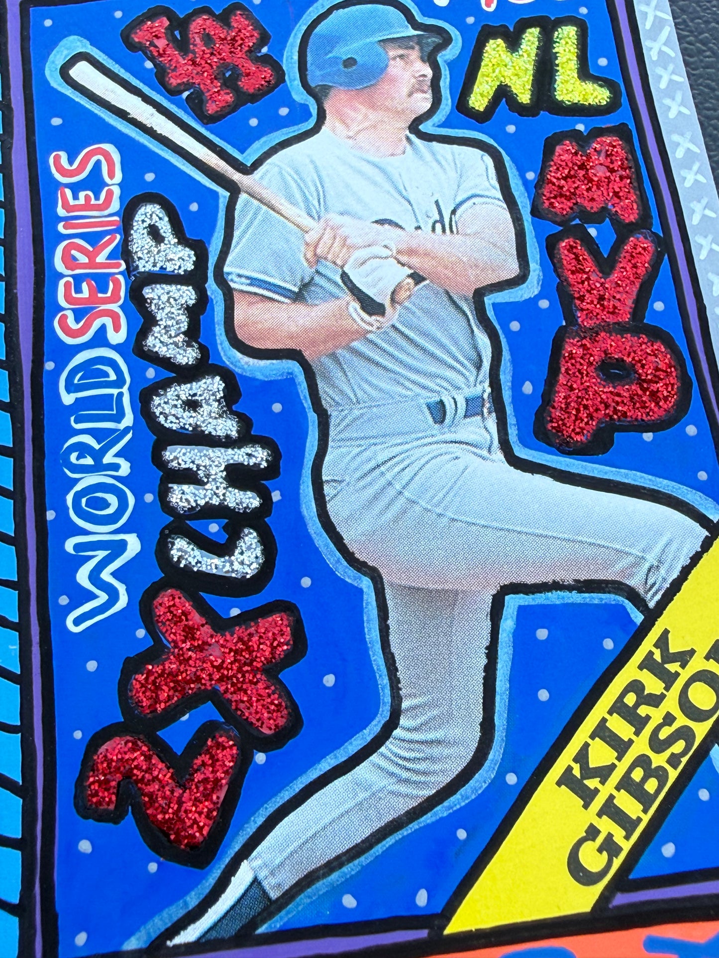 Kirk Gibson 2.0 Collection 1/1 Art Card Dodgers