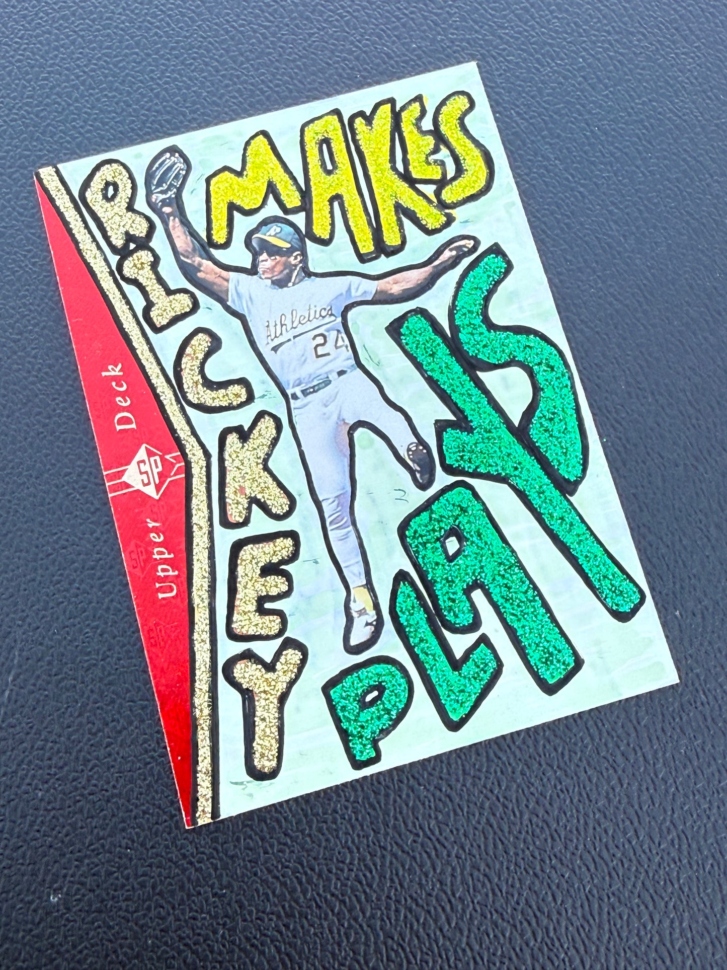 Rickey Henderson 2.0 Collection 1/1 Art Card Athletics