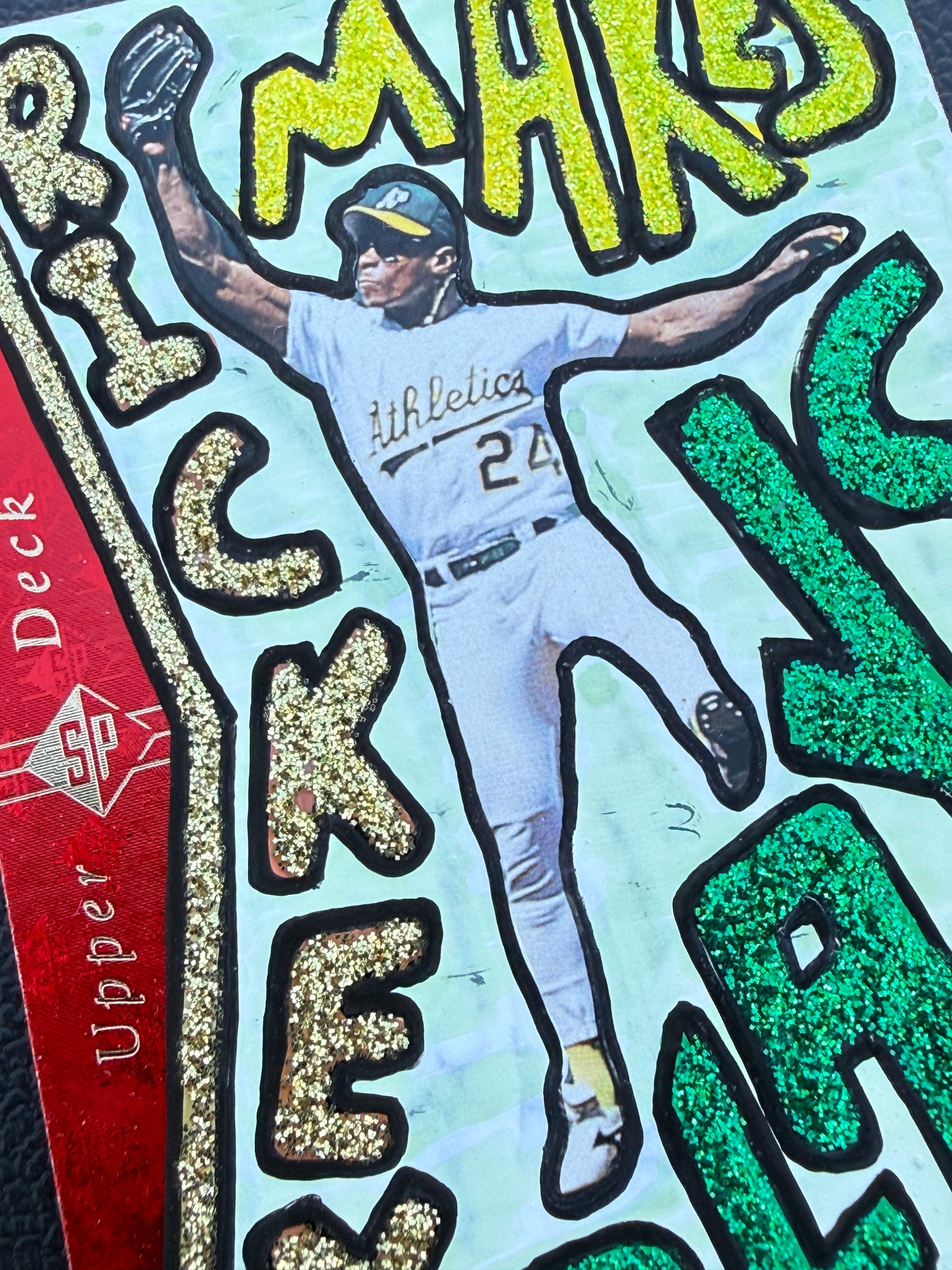 Rickey Henderson 2.0 Collection 1/1 Art Card Athletics