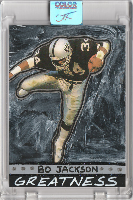 Bo Jackson 2.0 Collection 1/1 Art Card Raiders