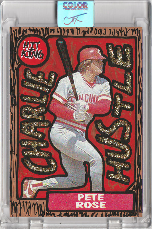 Pete Rose 2.0 Collection 1/1 Art Card Reds